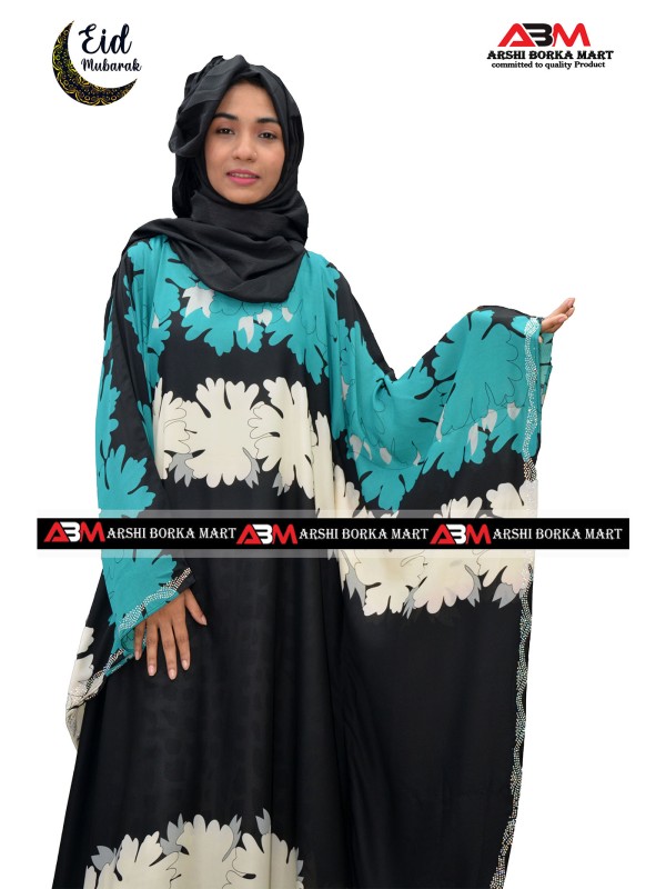 MC Stone Simple abaya in Paste